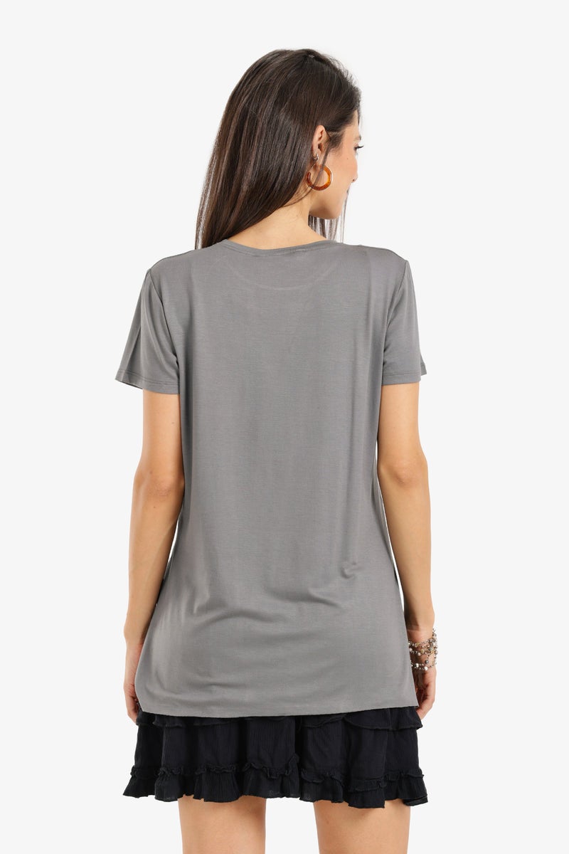 Carina Long Relaxed Fit T-Shirt - Image 4